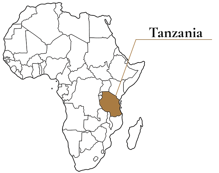 Mapa de Tanzania